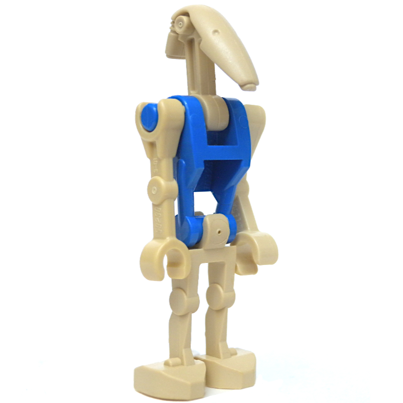 Pilote de droïde de combat, torse bleu, un bras plié, un bras droit (Battle Droid Pilot, Blue Torso, One Bent Arm, One Straight Arm)