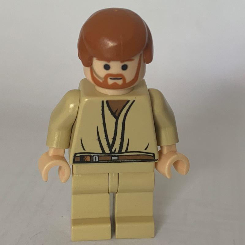 Obi-Wan Kenobi, beige jambes lisses, micro-casque (Obi-Wan Kenobi, Tan Plain Legs, Headset)