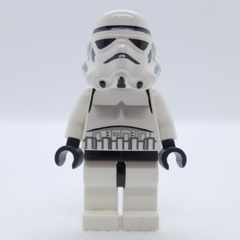 Stormtrooper, tête noire unie, évent de nez solide (Stormtrooper, Plain Black Head, Solid Nose Vent)