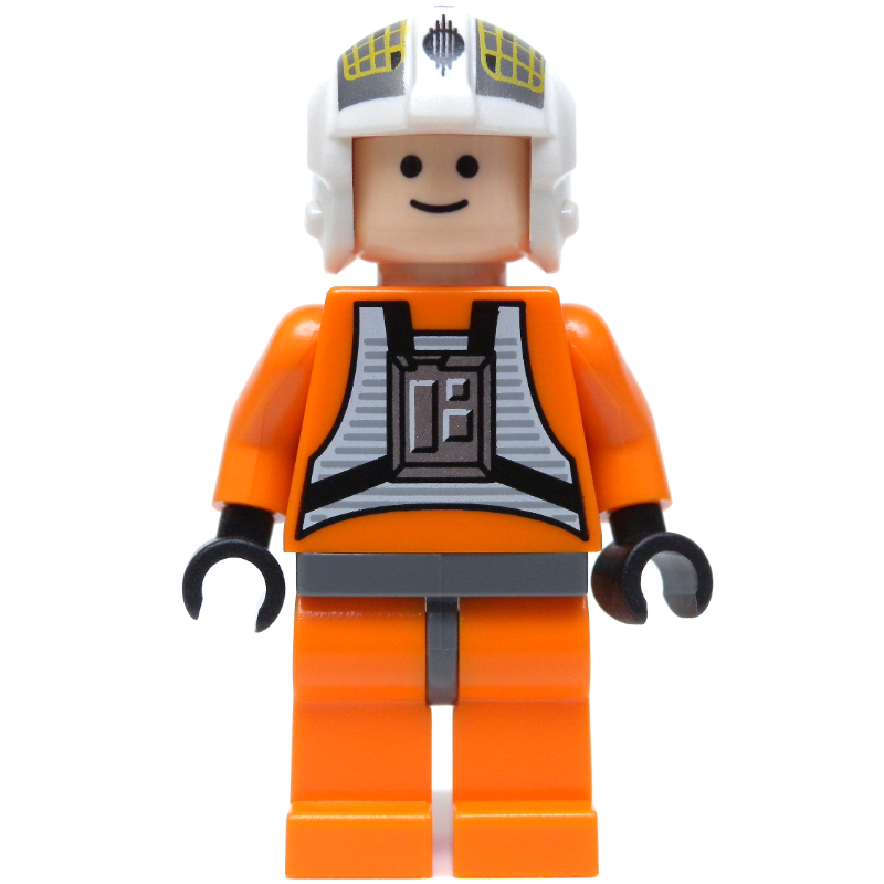 Vandeur néerlandais / pilote rebelle Y-wing, jambes lisses, sans visière (Dutch Vander / Rebel Pilot Y-wing, Plain Legs, No Visor)
