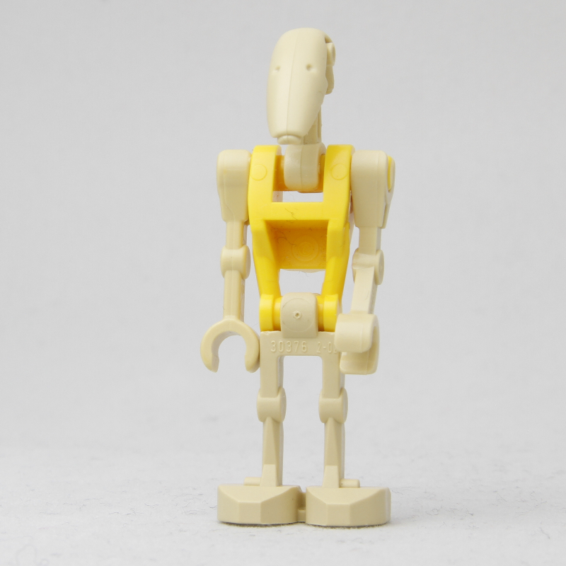 Bataille droïde commandant, un bras plié, un bras droit, torse jaune (Battle Droid Commander, One Bent Arm, One Straight Arm, Yellow Torso)
