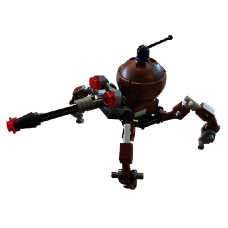 Droïde d'araignée nain, dôme brun rougeâtre (Dwarf Spider Droid, Reddish Brown Dome)