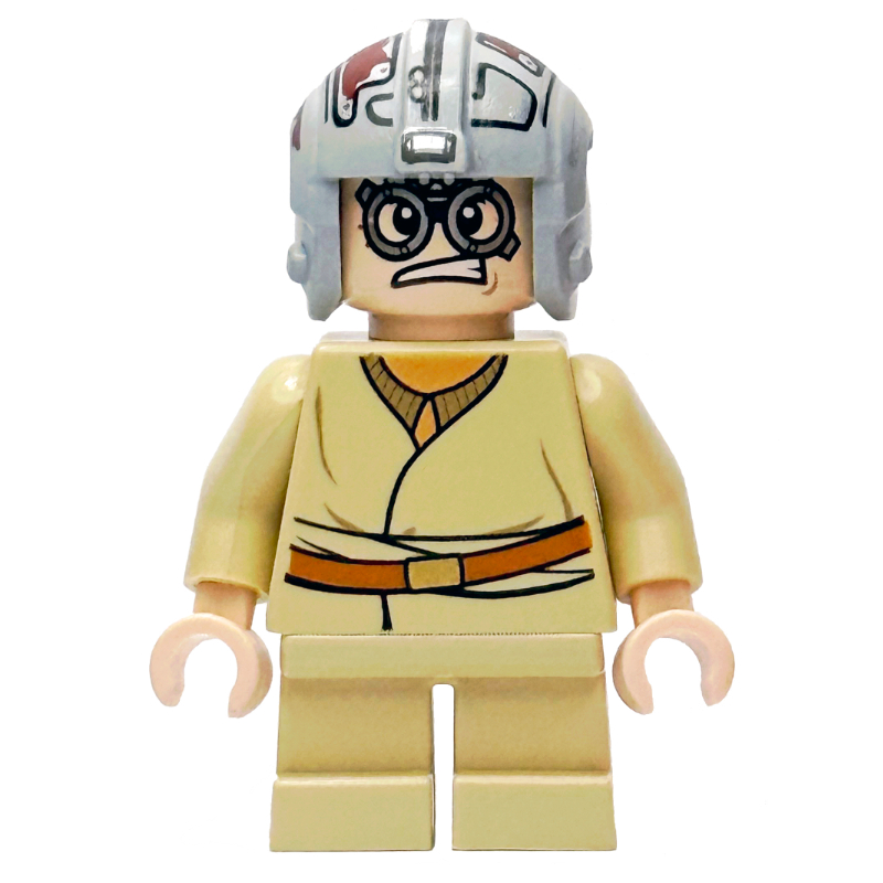 Anakin Skywalker, enfant, casque gris bleuté clair (Anakin Skywalker, Child, Light Bluish Gray Helmet)