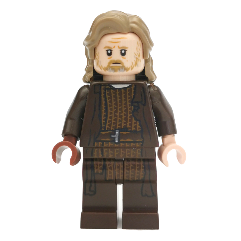 Luke Skywalker, vieux, robes brun foncé (Luke Skywalker, Old, Dark Brown Robes)