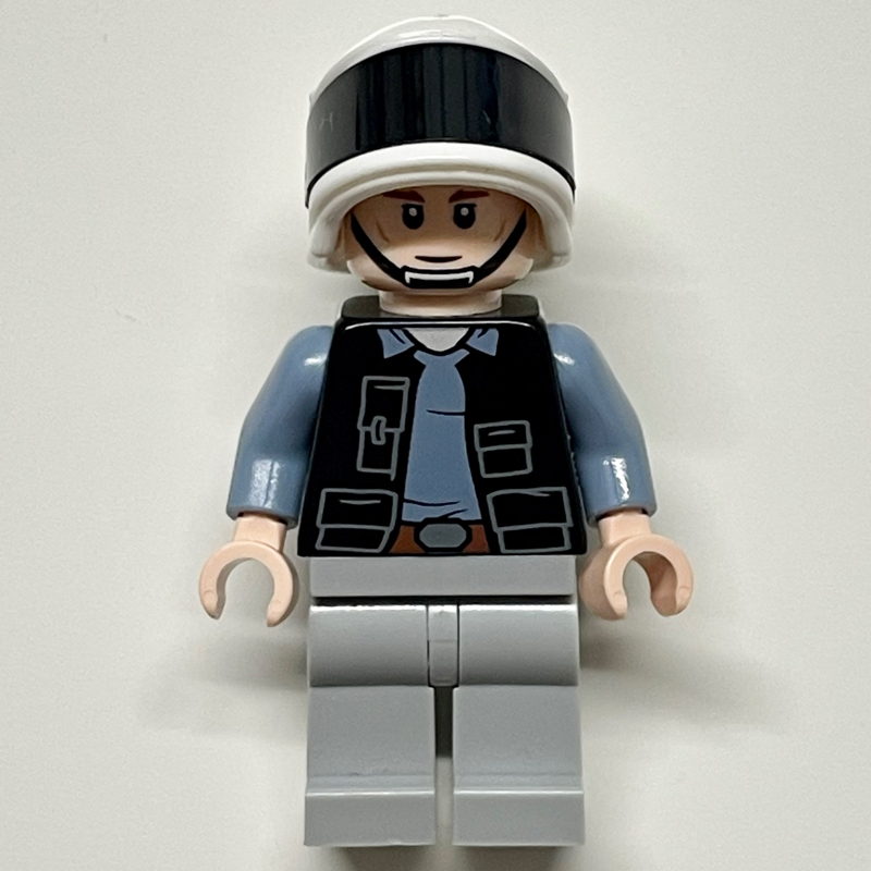 Troupe rebelle / troupe de la flotte rebelle, pupilles blanches, traits sur les joues (Rebel Trooper / Rebel Fleet Trooper, White Pupils, Cheek Lines)