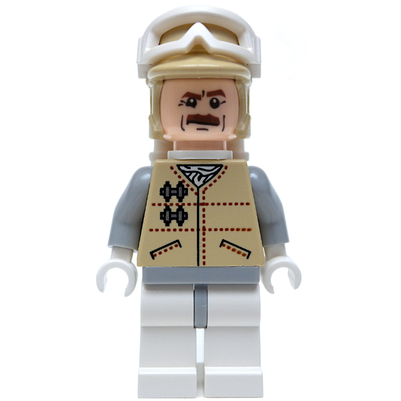 Officier rebelle en tenue de Hoth, chapeau beige (Rebel Officer in Hoth Outfit, Tan Hat)