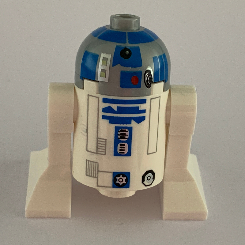 Droïde astromécano, R2-D2, perle dôme gris clair (Astromech Droid, R2-D2, Pearl Light Gray Dome)