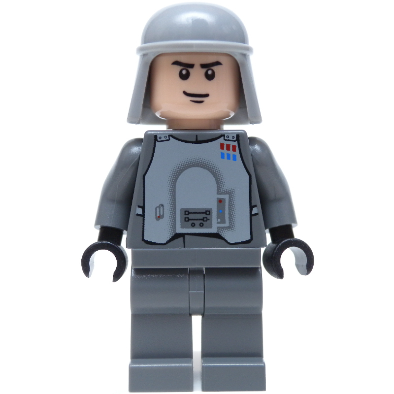 Officier impérial / capitaine / commandant / commandant, armure de combat, hanches gris bleuté foncé (Imperial Officer / Captain / Commandant / Commander, Battle Armor, Dark Bluish Gray Hips)