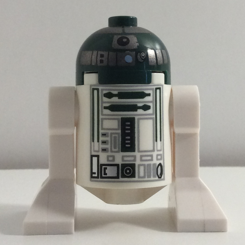Droïde astromécano, r4-p44, motif imprimé gris perle (Astromech Droid, R4-P44, Pearl Gray print)