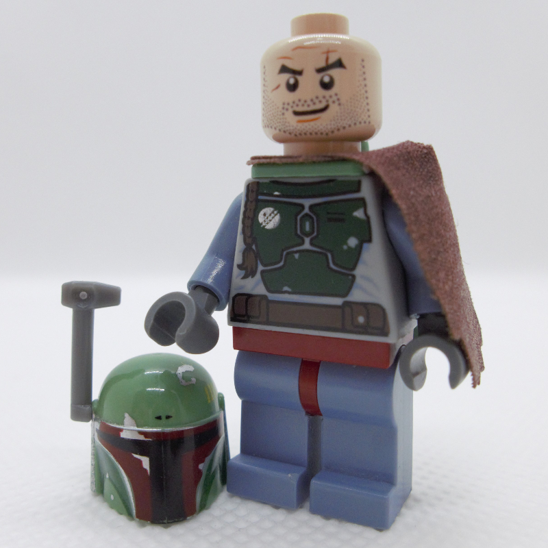 Boba Fett, casque, décolleté jetpack, épaulière brun rougeâtre (Boba Fett, Helmet, Jetpack Neckwear, Reddish Brown Pauldron)