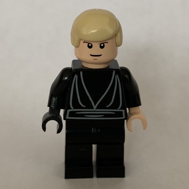 Luke Skywalker, robe noire, pupilles blanches (Luke Skywalker, Black Robes, White Pupils)