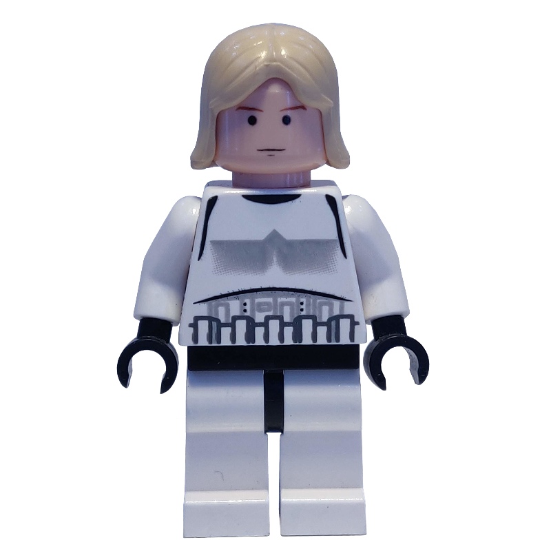 Luke Skywalker, déguisement Stormtrooper, jambes simples (Luke Skywalker, Stormtrooper Disguise, Plain Legs)