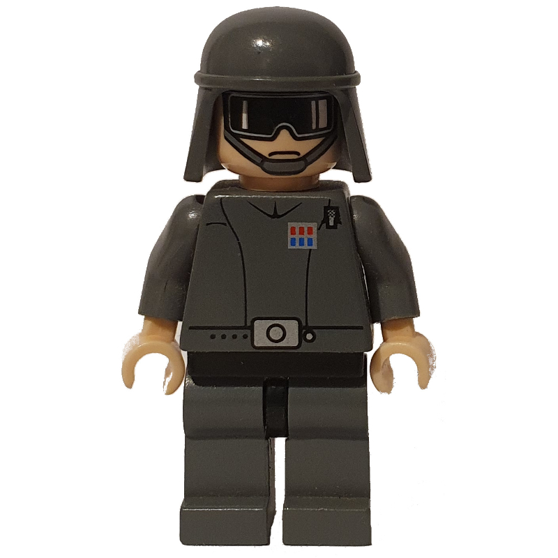General maximillian veers, casque gris bleuté foncé (General Maximillian Veers, Dark Bluish Gray Helmet)