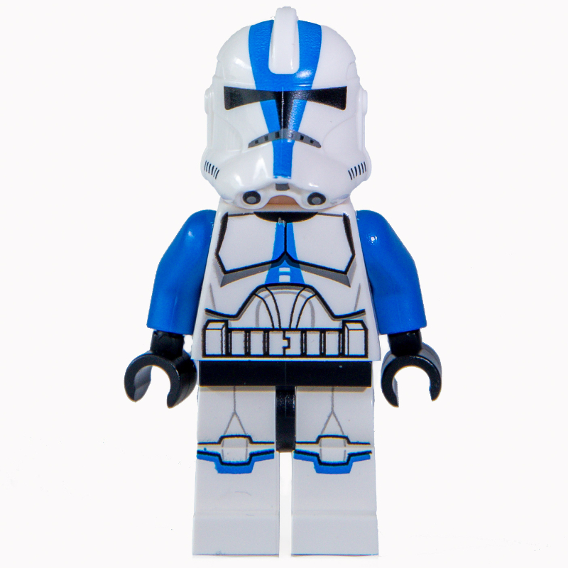 Soldat clone, 501e légion, bras bleus (Clone Trooper, 501st Legion, Blue Arms)