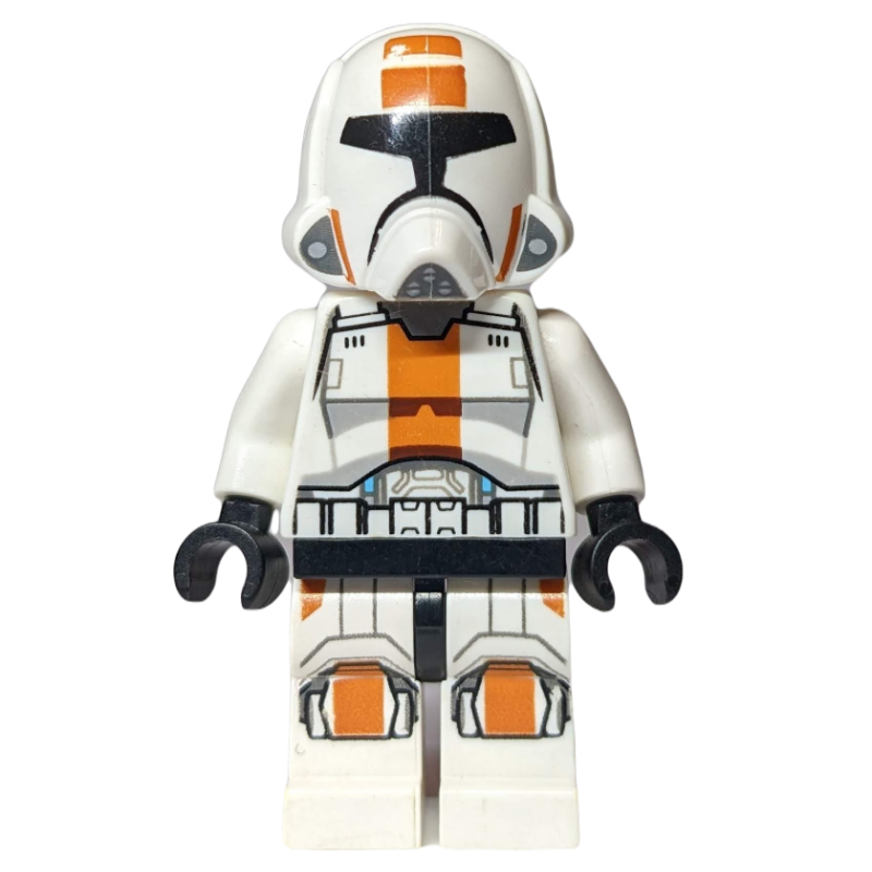 Republic Trooper, sourcils bruns et traits sur les joues (Republic Trooper, Brown Eyebrows and Cheek Lines)