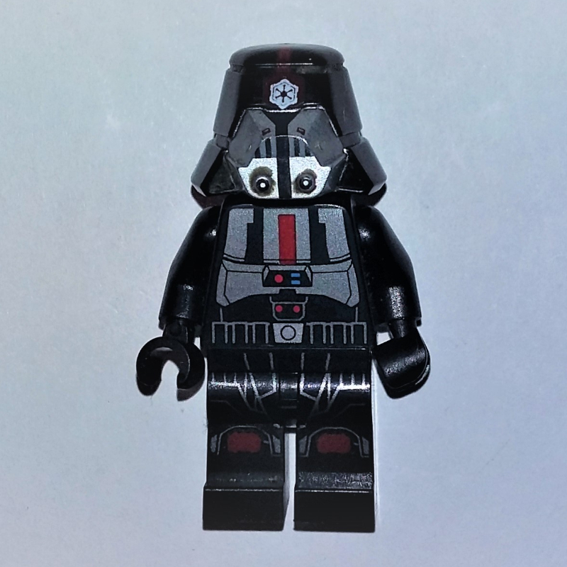Sith trooper, noir, jambes imprimées (Sith Trooper, Black, Printed Legs)