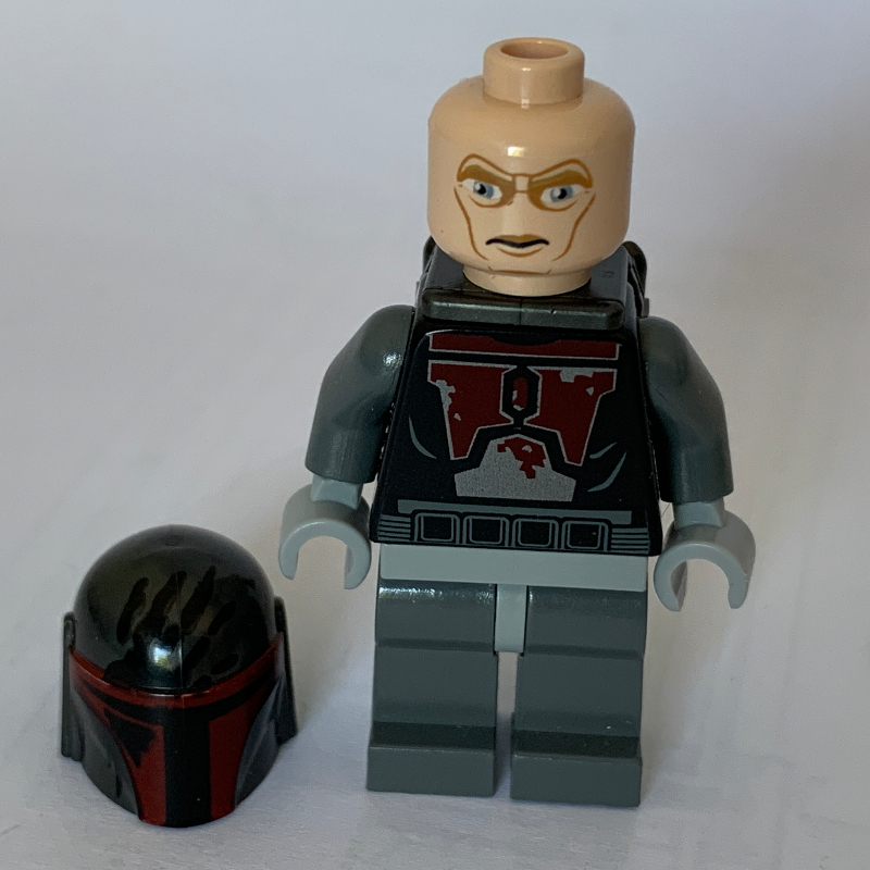 Mandalorian super commando avec ligne de sourcils bas (Mandalorian Super Commando with Low Brow Line)