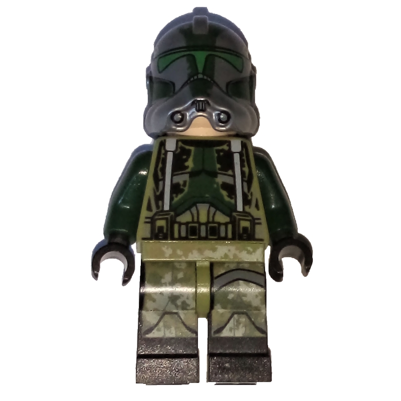 Clone commandant gre, armure kashyyyk, sangle de jambe gris foncé (Clone Commander Gree, Kashyyyk Armor, Dark Gray Leg Strap)