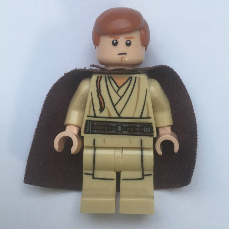 Obi-Wan Kenobi, padawan, jambes imprimées, cape (Obi-Wan Kenobi, Padawan, Printed Legs, Cape)