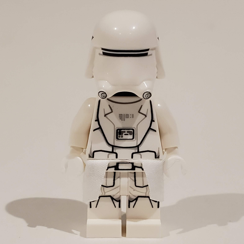 Soldat des neiges, premier ordre, kama, support de cou (Snowtrooper, First Order, Kama, Neck Bracket)