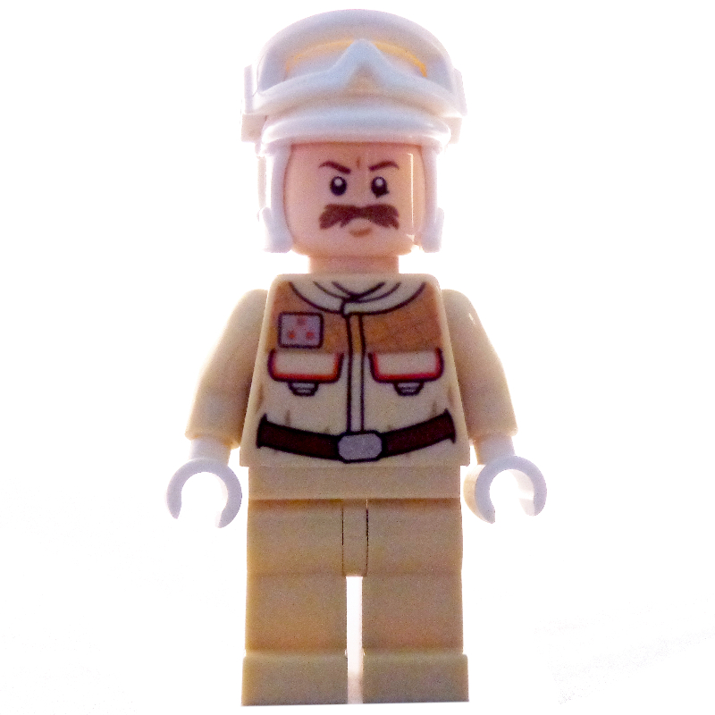 Officier rebelle en tenue de Hoth, chapeau blanc (Rebel Officer in Hoth Outfit, White Hat)
