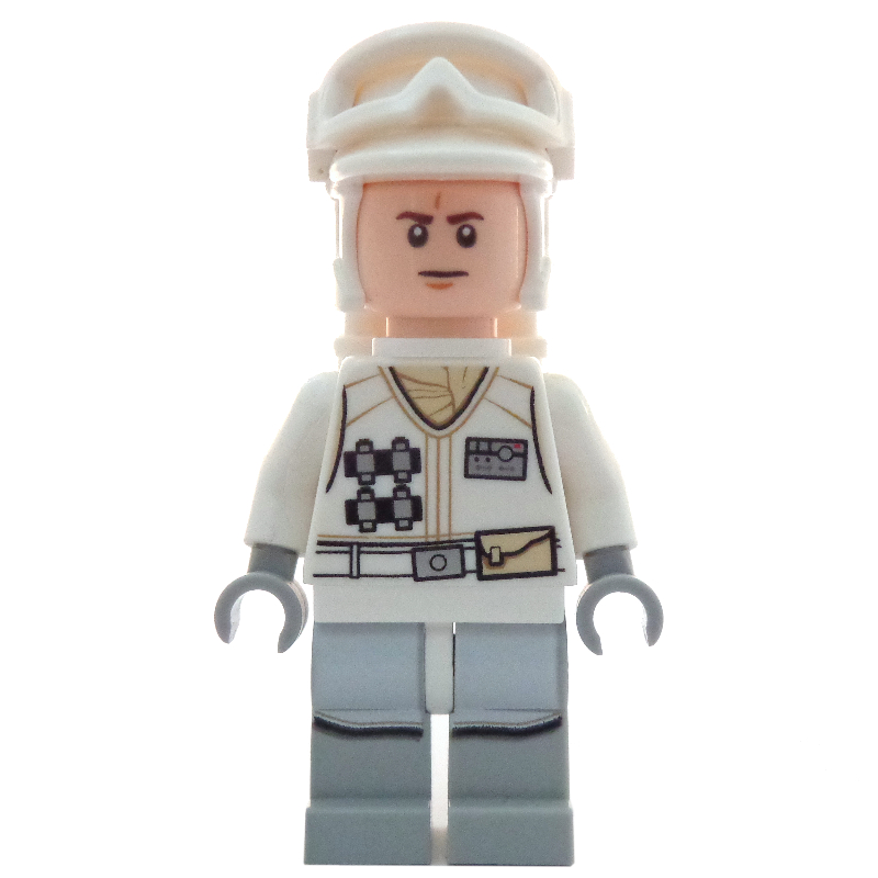 Soldat rebelle dans l'uniforme de Hoth, chapeau blanc, veste blanche (Rebel Trooper in Hoth Uniform, White Hat, White Jacket)