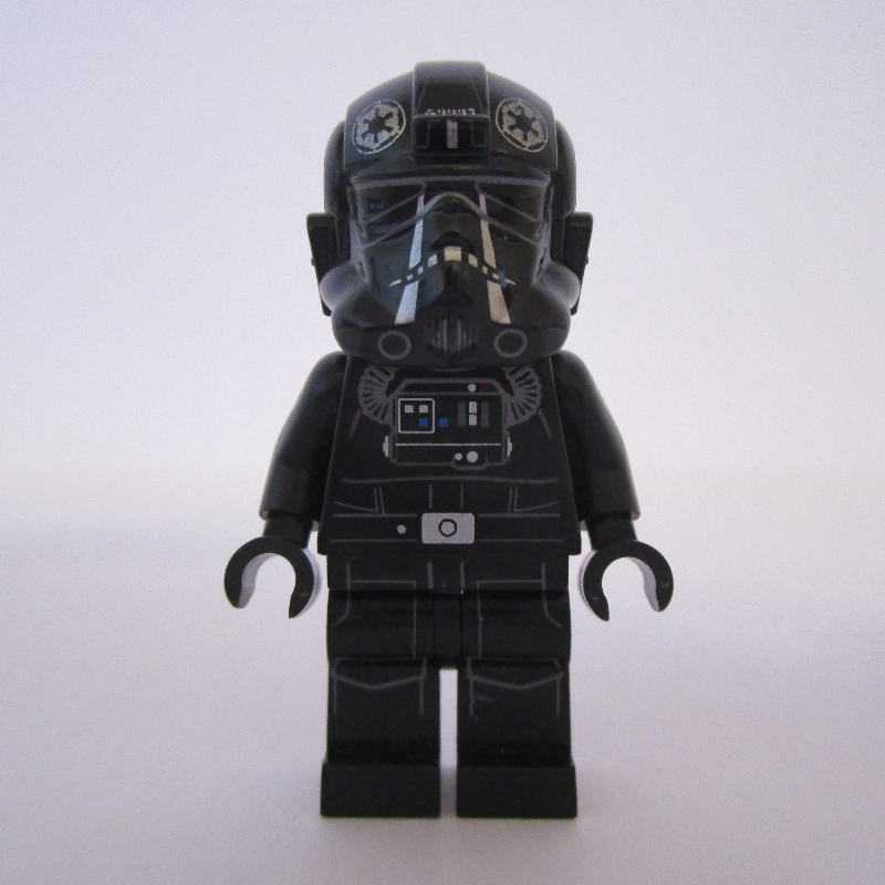 Pilote TIE, jambes avec motif imprimé, bras avec motif imprimé (TIE Pilot, Printed Legs, Printed Arms)