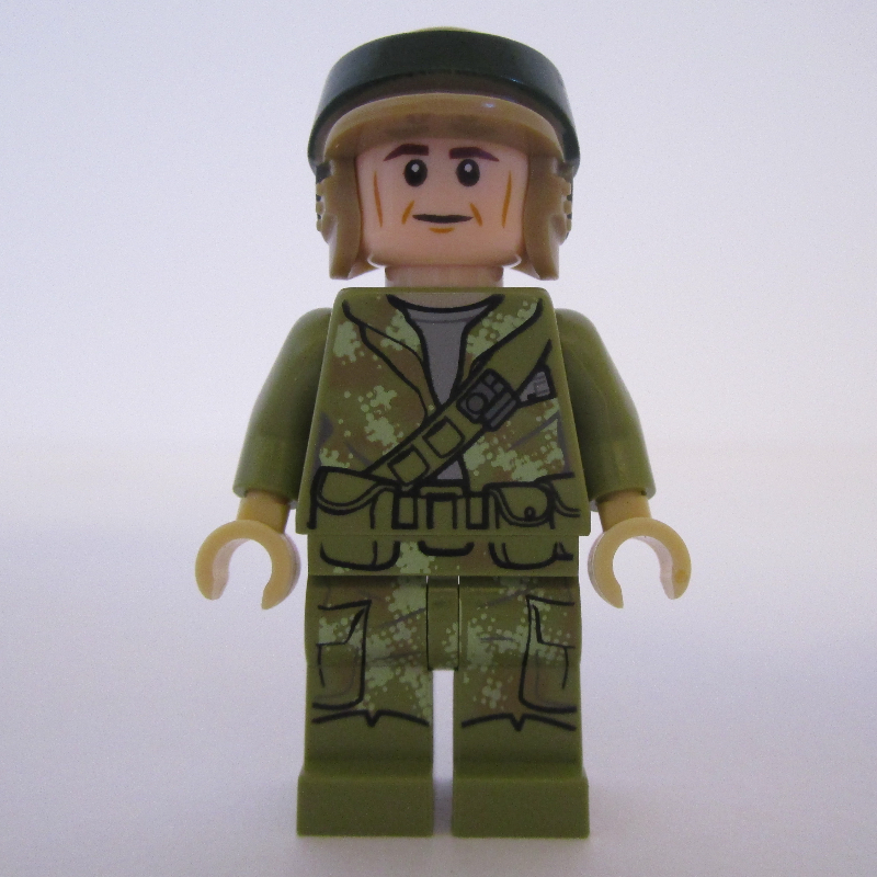 Rebel trooper en uniforme d'Endor, jambes vert olive (Rebel Trooper in Endor Uniform, Olive Green Legs)