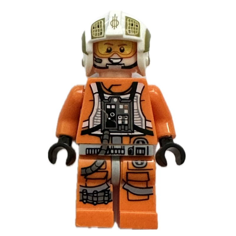 Dutch Vander / rebel pilot Y-wing, jambes imprimées, visière (Dutch Vander / Rebel Pilot Y-wing, Printed Legs, Visor)