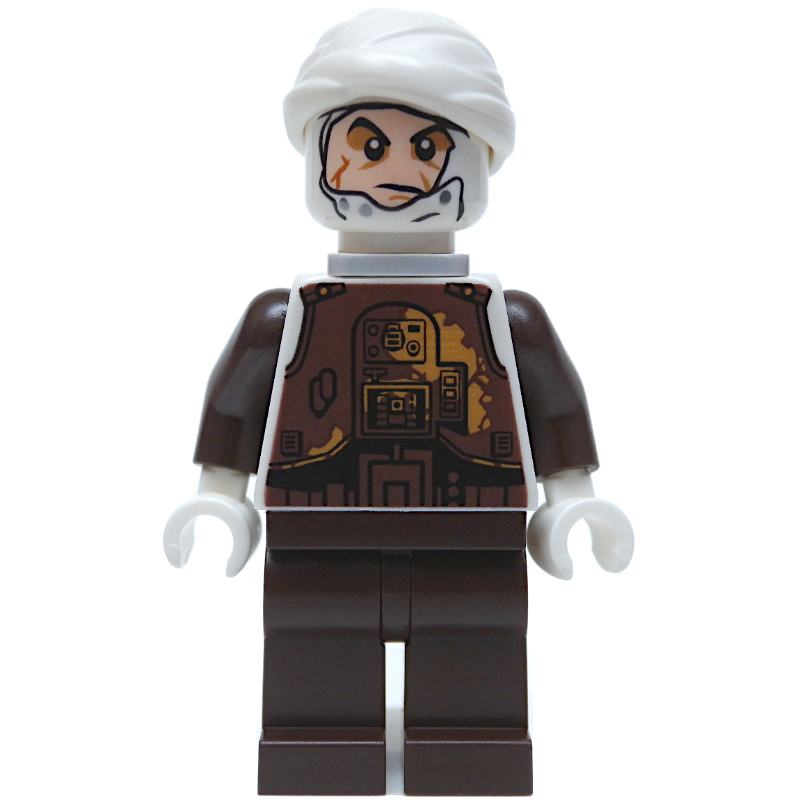 Dengar, tête blanche, jambes brun foncé (Dengar, White Head, Dark Brown Legs)