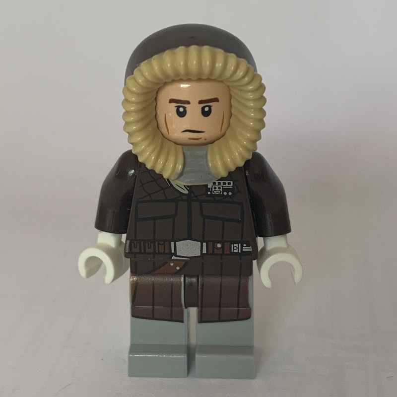 Han Solo, tenue de soirée, capuche brun foncé (Han Solo, Hoth Outfit, Dark Brown Hood)