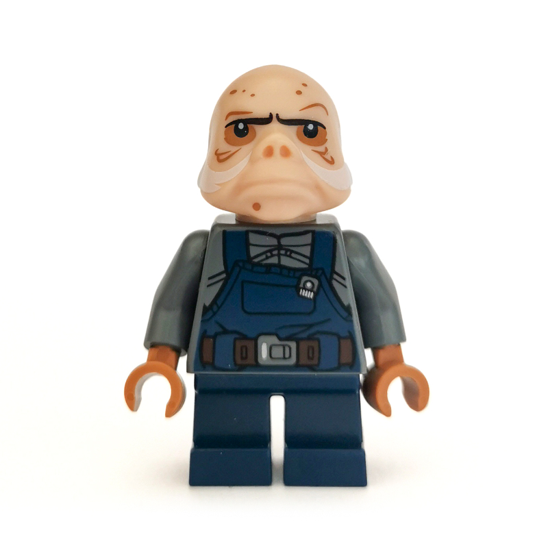 Ugnaught, salopette bleu foncé (Ugnaught, Dark Blue Overalls)