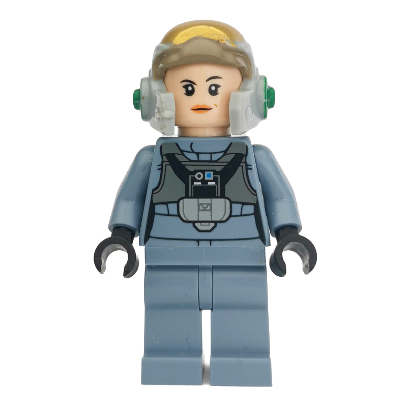 Pilote rebelle a-aile, femelle, uniforme bleu sable (Rebel Pilot A-wing, Female, Sand Blue Uniform)
