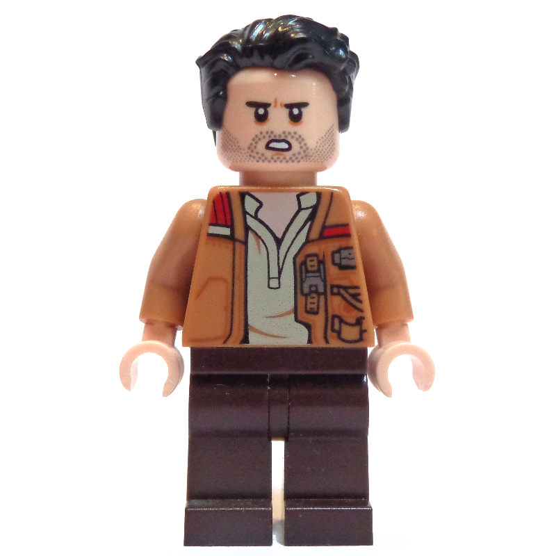 Poe Dameron, veste nougat moyenne ouverte (Poe Dameron, Open Medium Nougat Jacket)