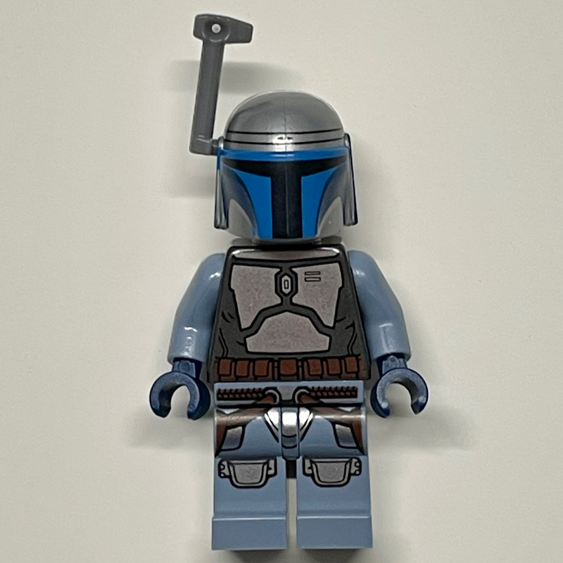 Jango Fett, torse gris foncé nacré (Jango Fett, Pearl Dark Gray Torso)