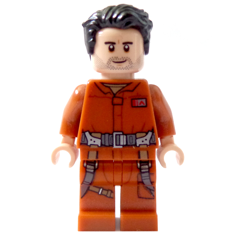 Poe Dameron, tenue orange foncé (Poe Dameron, Dark Orange Outfit)