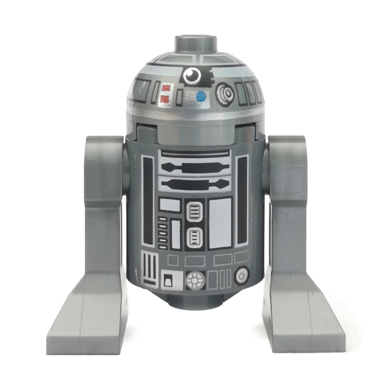 Droïde astromécano, r2-q2 avec de grands points rouges (Astromech Droid, R2-Q2 with Large Red Dots)