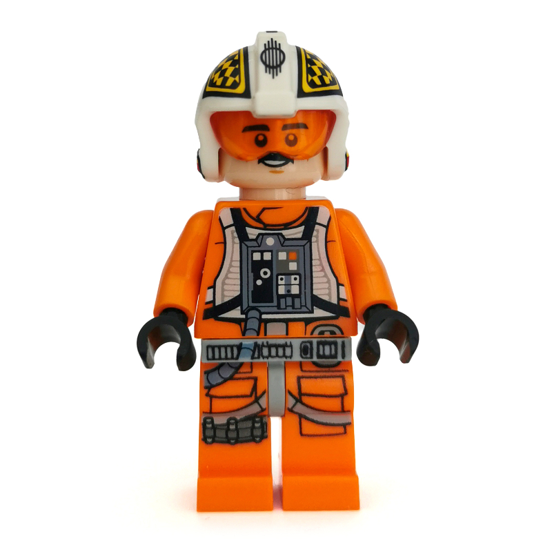 Biggs darklighter, casque avec visière jaune transparent (Biggs Darklighter, Helmet with Trans-Yellow Visor)