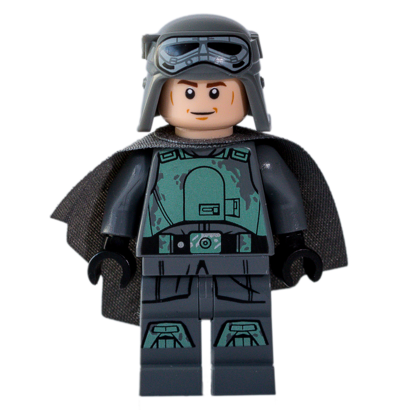 Han Solo, tenue de mudtrooper, gris bleuté foncé (Han Solo, Mudtrooper Outfit, Dark Bluish Gray)