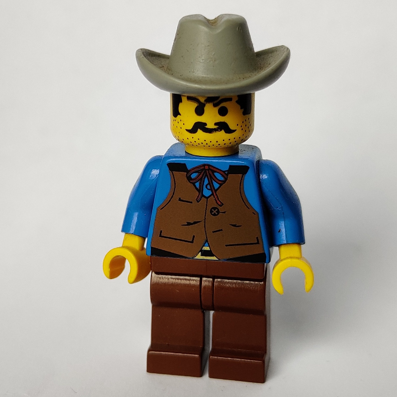 Cowboy - chemise bleue (Cowboy - Blue Shirt)