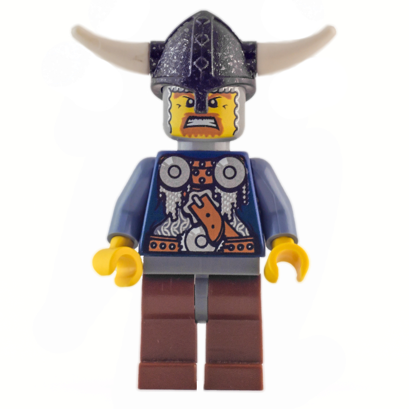 Viking warrior - armure, bras bleu sable, jambes brun rougeâtre (Viking Warrior - Armour, Sand Blue Arms, Reddish Brown Legs)