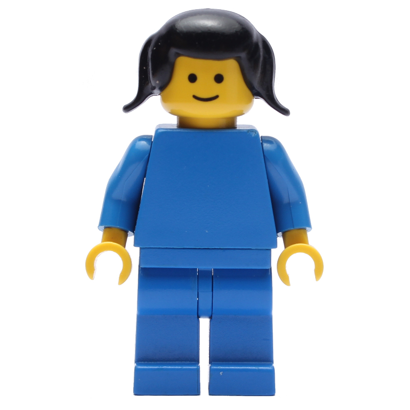 Femme - torse bleu, jambes bleues (Woman - Blue Torso, Blue Legs)