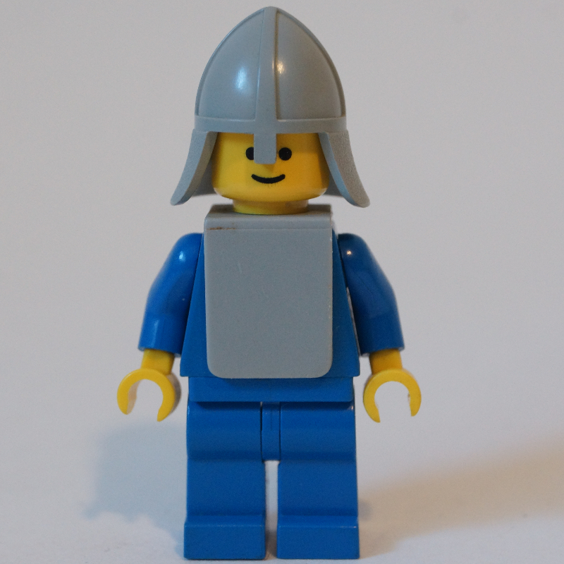 Chevalier (château jaune) - bleu (Knight (Yellow Castle) - Blue)