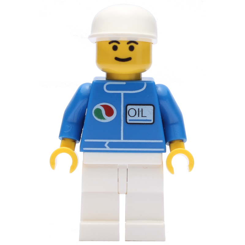 Homme - torse bleu Octan, jambes blanches (Man - Blue Octan Torso, White Legs)