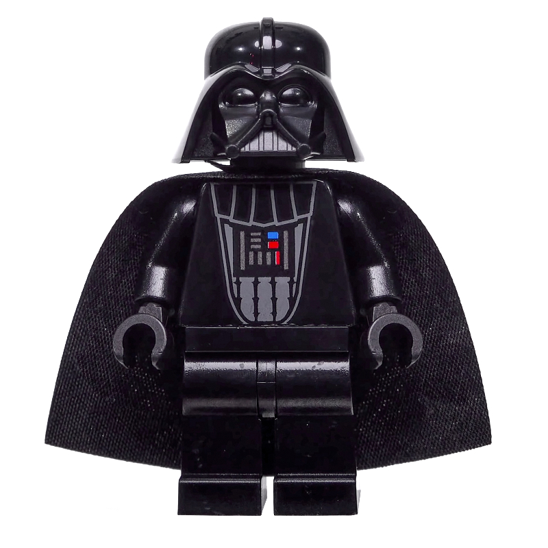 Dark Vador, peau gris bleuté clair, pas de cicatrices sur la joue droite (tête 3626c) (Darth Vader, Light Bluish Gray Skin, No Scars on Right Cheek (3626c Head))