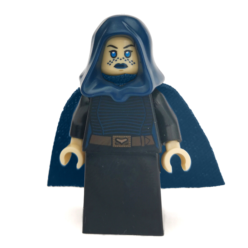 Barriss Offee, capuche bleu foncé et cape, jupe (Barriss Offee, Dark Blue Hood and Cape, Skirt)