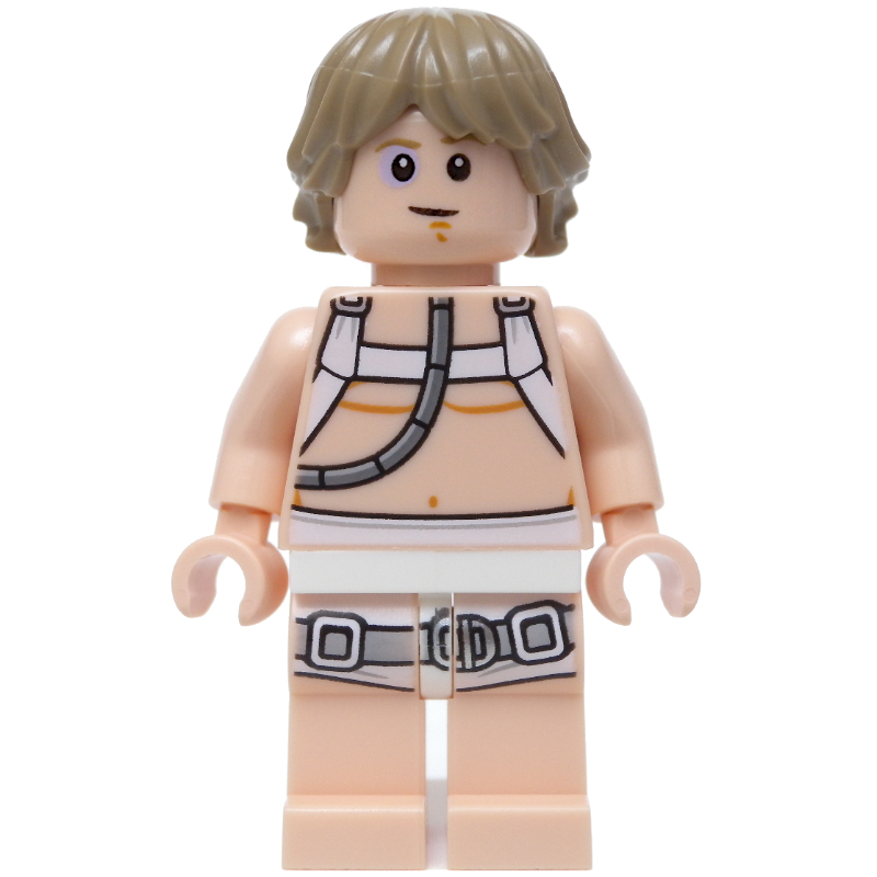 Luke Skywalker, tenue de bacta tank, cheveux beige foncé (Luke Skywalker, Bacta Tank Outfit, Dark Tan Hair)