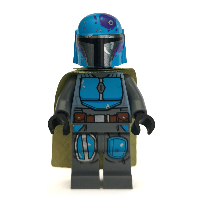 Guerrière mandalorienne, sombre azur (Mandalorian Warrior, Dark Azure)