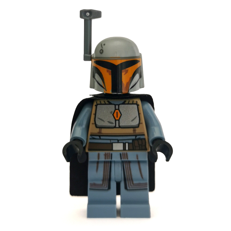 Guerrière de tribu mandalorienne, beige foncé et bleu sable (Mandalorian Tribe Warrior, Dark Tan and Sand Blue)