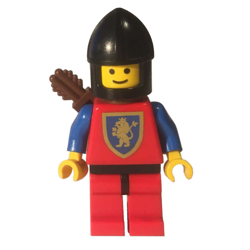 Archer (crusader lion) - jambes rouges, mentonnière noire (Archer (Crusader Lion) - Red Legs, Black Chin-Guard)